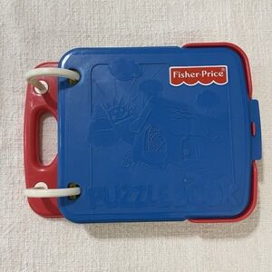 1994‎ Fisher-Price Puzzle Book 12 Puzzle Pieces child Educational Learning Vntg